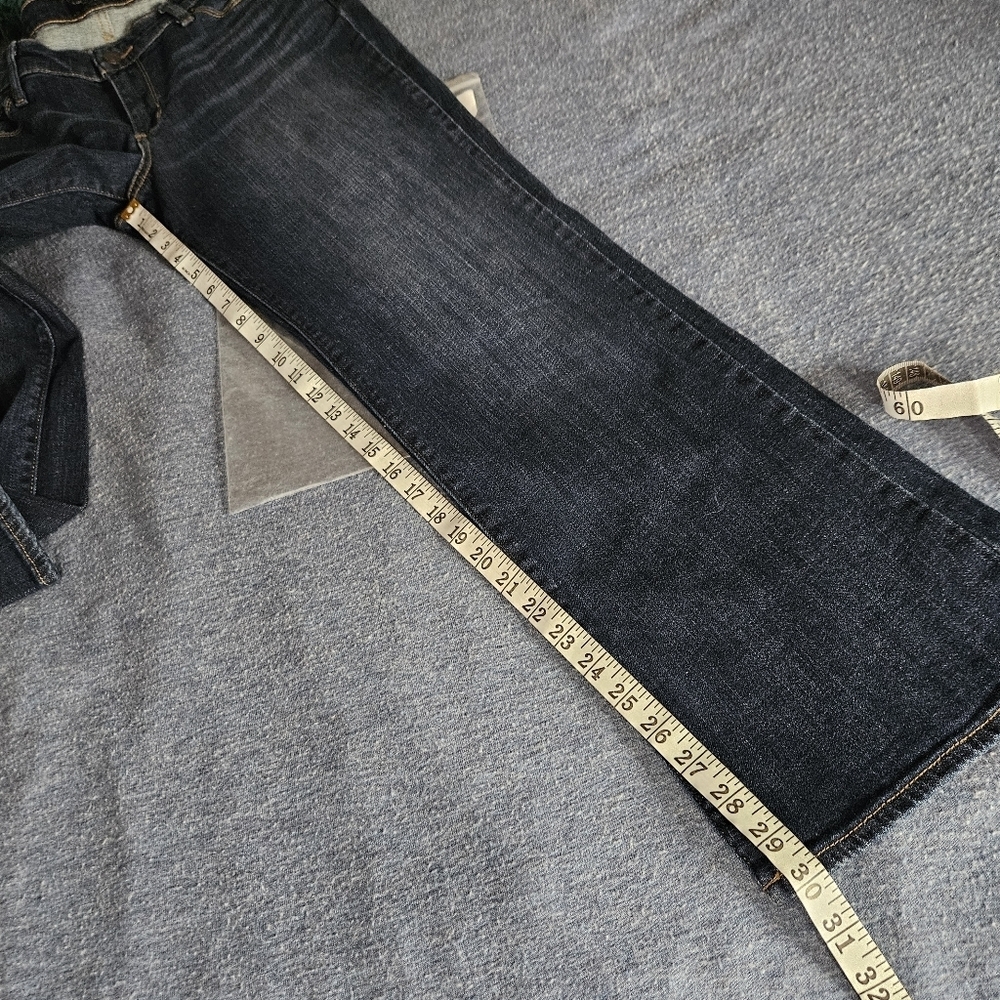 Lucky Brand Mid-rise Straight Leg Blue Denim Jeans Size 12/31 Ankle - Picture 12 of 12